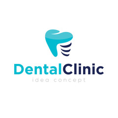 Dental Concept Logo Design Template
