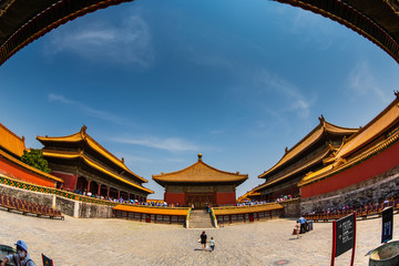 Inside the Forbidden City in Beijing