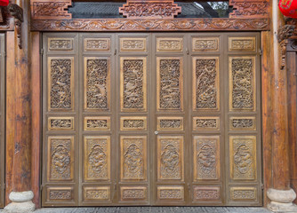 Chinese hollow doors and windows