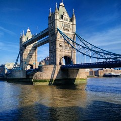Fototapeta na wymiar Low Angle View Of Tower Bridge Against Sky