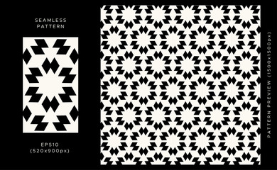 Seamless geometric pattern. Trendy textile, fabric, wrapping. Modern stylish abstract texture. Vector illustration.