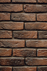 Fashionable concept. Luxury brick wall with place for design.