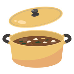 鍋と味噌汁