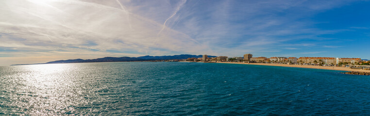 Fototapeta premium panoramic view of the city