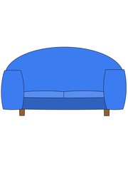 illustration of a sofa