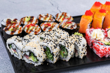 sushi rice from a Japanese restaurant