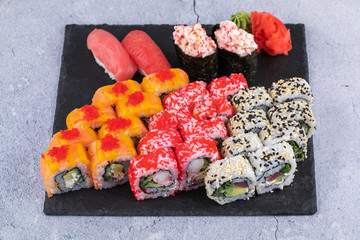 sushi rice from a Japanese restaurant