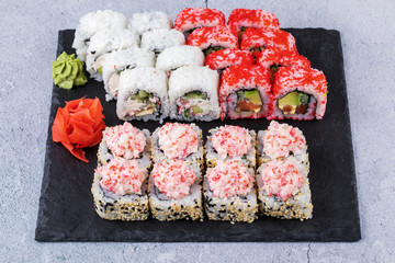 sushi rice from a Japanese restaurant