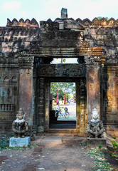  ruins of Nokorbachey temple (Nokor Bachey pagoda), Kampong Cham, Cambodia