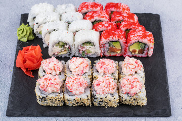 sushi rice from a Japanese restaurant