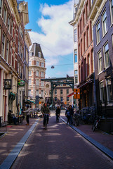 Fototapeta na wymiar Calles de Amsterdam