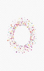 Magic Round Top Transparent Background. Colored 