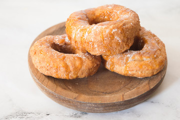 donuts and honey hand made