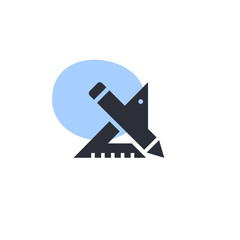 Triangle Ruler -  Icon