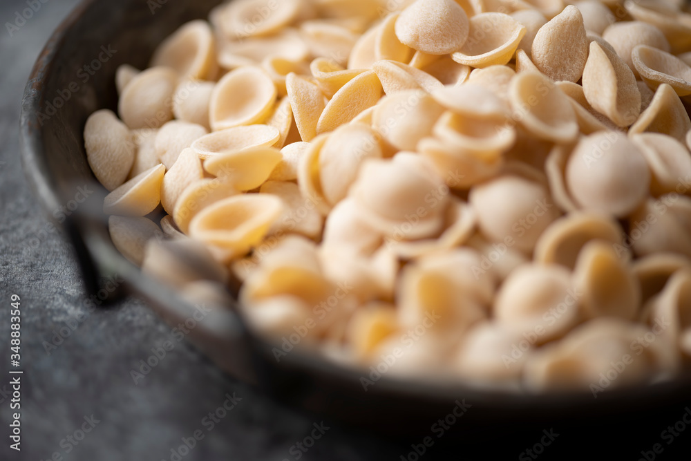 Sticker rustic dried italian orecchiette pasta