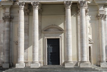 Greek column in construction of a building , Greeks used three types of columns Doric columns Ionic columns  and Corinthian columns