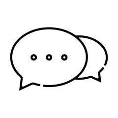 Conversation Icon - Illustration photo vector
