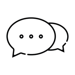Conversation Icon - Illustration photo vector