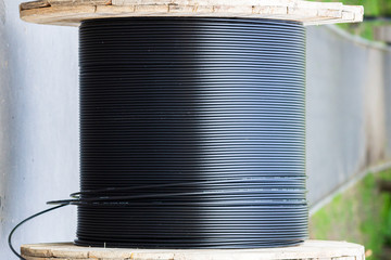 Cable drum, fiber-optic and technology