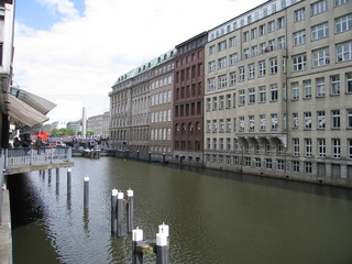 Fototapeta premium Alsterfleet oder Bleichenfleet Hamburg