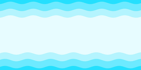 Fototapeta premium Blue white color wave pattern texture background. Use for design summer holiday concept.