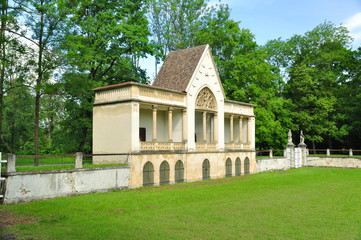 Fototapeta na wymiar Tournament Ground in the Royal Park of Laxenburg, former Residence of the Habsburg Family
