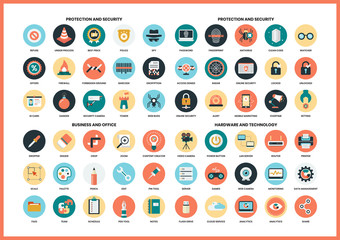 Business icons set for business