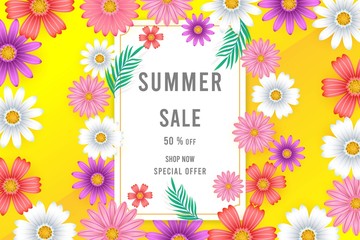 Summer sale banner design, Voucher discount, Promotions, Brochure.