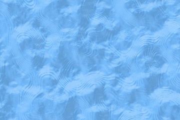 creative blue fluid surface in small rain digitally made background illustration