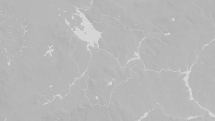 Yaroslavl', Russia - outlined. Grayscale