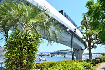 シーサイドライン　神奈川県横浜市金沢区の風景