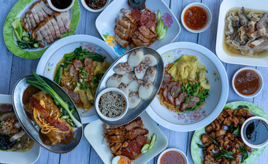 Chinese Food Mixed Dishes 