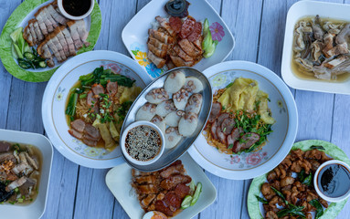 Chinese Food Mixed Dishes 