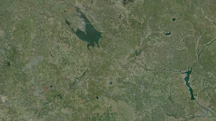 Yaroslavl', Russia - outlined. Satellite