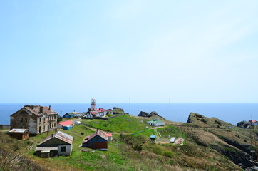 Fototapeta premium house on the hill