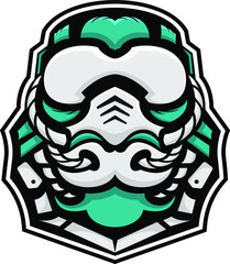 Medical Hazmat mascot logo design