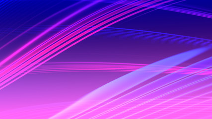 Abstract red blue gradient geometric background. Neon light curved lines and shape with colorful graphic design.