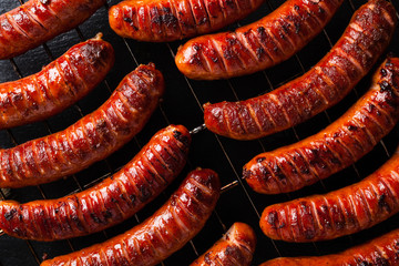 Grilled sausages