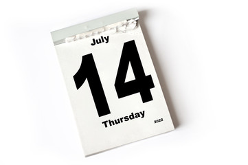 14. July 2022