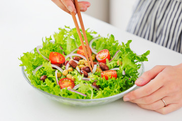 サラダ　vegetable salad 