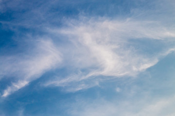 cloudscape and blue sky landscape