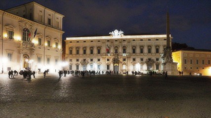 Fototapeta na wymiar Roma piazza del Quirinale