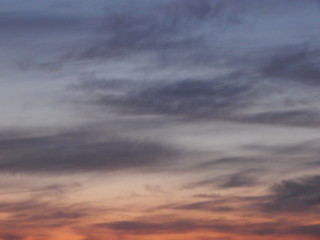 dramatic sky with clouds