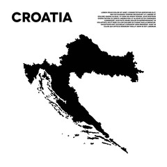 Croatia infographic vector illustration