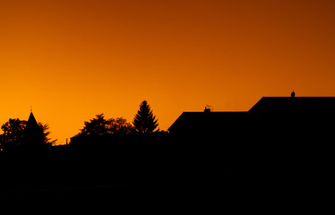 Sonnenuntergang - Stadt