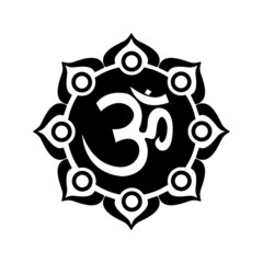Aum symbol - Om spiritual symbol