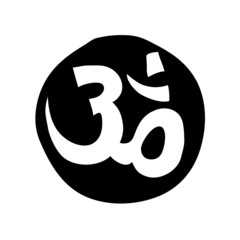 Aum symbol - Om spiritual symbol