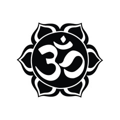Aum symbol - Om spiritual symbol