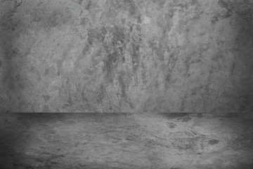 old grunge cement wall corner of the cafe for graphic use.
