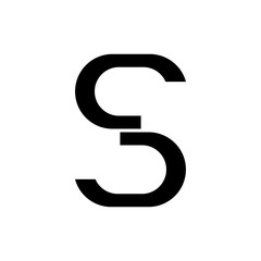 S 8 logo design vector